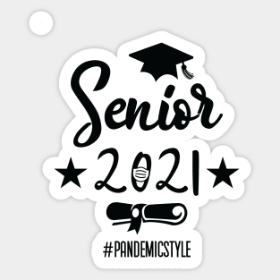 Senior 2021 Shirts-Social Distancing Shirt-Class Of 2021 Shirt,2021 Graduation Shirt, Sr Picture Tee, Quarantine Sticker